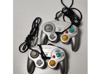 Two Gamecube Controllers  - These Need Love!