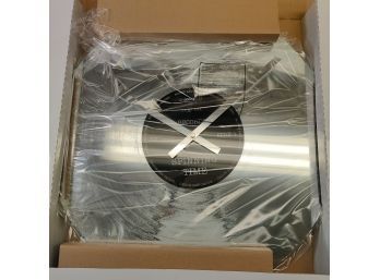 Nexttime Silver Mirror Vinyl Clock - Super Cool Music Studio Decor