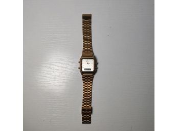 Armitron Gold Watch - Tested Working