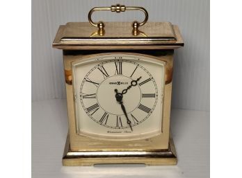 Howard Miller Brass Mantle Clock  TESTED