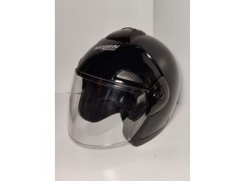 Nolan Classic Motorcycle Helmet Size Large - Black With Visor