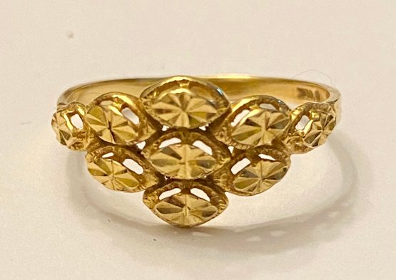 18kt Gold Filigree Ring