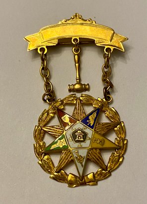 8kt Gold Masonic Pin