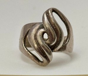 Sterling Silver Abstract Ring