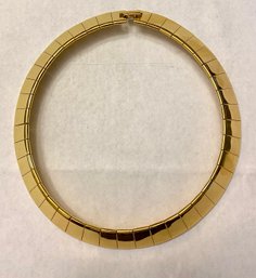 Vintage Gold Toned Napier Collar Style Necklace