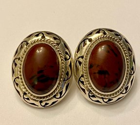 Cll Sterling And Jasper Earrings