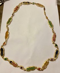 Good Toned Semi-Precious Stone Necklace