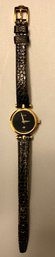 Vintage Gucci 2000M Stack Enamel Black Dial Ladies Watch