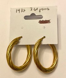 14kt Gold Hoop Earrings