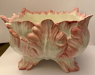 Mottahedeh Pink And White Cachepot
