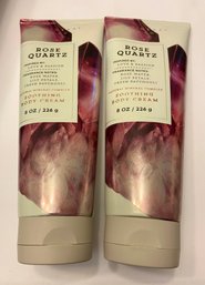 Bath And Body Works Rose Quartz Soothing Body Cream Lot Of Two