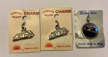 Lot Of 3 Sterling Charms
