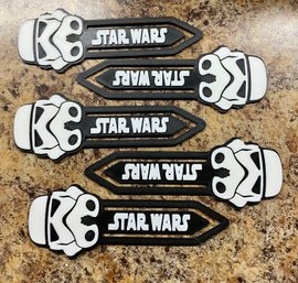 Lot Of 5 Star Wars Stormtrooper Bookmarks