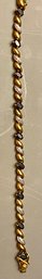 7.5 Gold Toned/Plated Sterling Silver Midnight Sapphire Bracelet