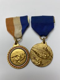 Lot Of Two Vintage Medals