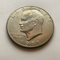 1971 Ike Dollar  Ike Dollar, Eisenhower, Eisenhower, Dollar