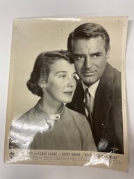 Hollywood Movie Star Cary Grant Betsy Drake Room For One More Photo Actor Actress Film Noir Stills