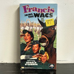 Francis Joins The WACS Donald OConnor VHS MCA Universal Movie