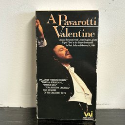 A Pavarotti Valentine Live In Bary Italy VHS LIVE