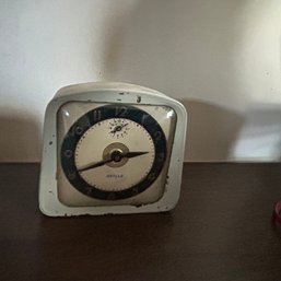 Vintage Clock Apollo Metal