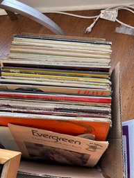 Large Boxed Lot Of Vintage Vinyl Records