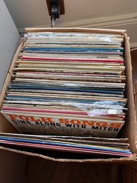 Large Lot Of Vintage Vinyl Records