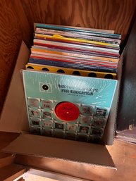 Large Box Of Vintage Vinyl Records Assorted Dance , Waltz, Choreography, Much More