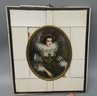 ANTIQUE  OIL PAINTING ON IVORY OF A ROYAL WOMAN