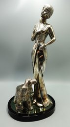 STUNNING STERLING BRUMAL ITALIAN ART DECO SCULPTURE STATUE