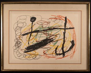 JOAN MIRO ( Spain 1893-1983) 'OBRA INEDITA RECENT 1964 PLATE IX