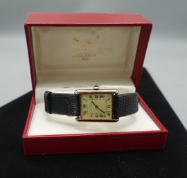 MUST DE CARTIER TANK PARIS LADIES WATCH