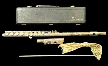 GEMEINHARDT SILVER GERMAN FLUTE IN CASE