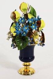 IGOR CARL FABERGE THE IMPERIAL FRENCH ENAMEL BOUQUET SIGNED