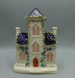 ANTIQUE EARLY  STAFFORDSHIRE HOUSE STATUE