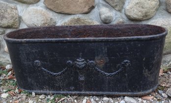 ANTIQUE VICTORIAN CAST IRON PLANTER