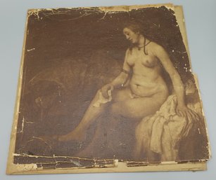 EARLY DEPICTION OF BATHSHEBA AT HER BATH REMBRANDT