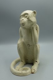 ANTIQUE CAST IRON MONKEY BANK