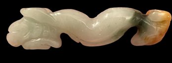 BEAUTIFUL SMALL HAND CARVED CHINESE JADE DRAGON PENDANT