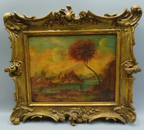 ANNE ROGERS MINOR 19th CENTURY AMERICAN SCHOOL LANDSCAPE SIGNED