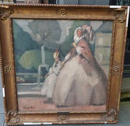 EARLY 20c FRENCH IMPRESSIONISM FERDINAND FARGEOT OIL ON CANVAS SIGNED