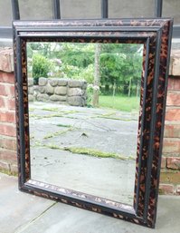 ANTIQUE LARGE ORIGINAL  ENGLISH TORTOISE SHELL MIRROR