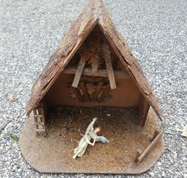 VINTAGE ITALIAN NATIVITY SCENE CRECHE