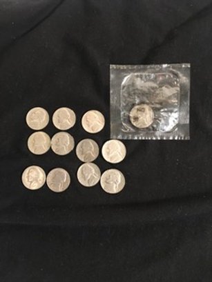 Lot Of 13 Jefferson Nickels