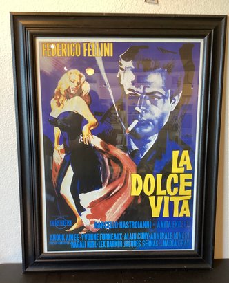 La Dolce Vita Movie Promo Poster