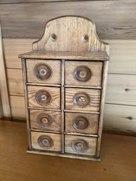 8 Drawer Wall Spice Rack 17 X 10 Inches