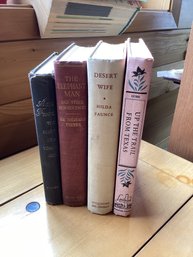 Lot Of 4 Misc Books Including The Elephant Man