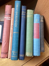 Lot Of Poetry Books, Whitman, Eliot, Milton, Yeats, Dickenson, Cummings