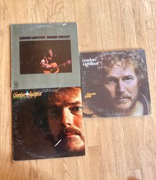 Lot Of 3 Gordon Lightfoot Vinyl Records