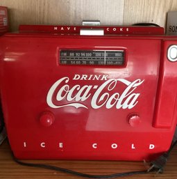 Vintage Coca Cola Radio Cassette Player
