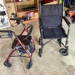 Walker And Wheelchair